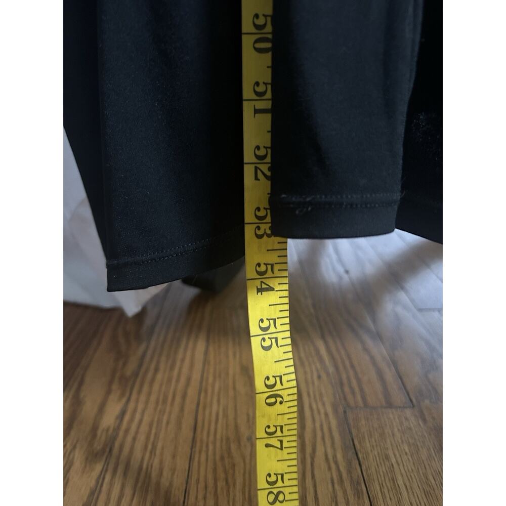 Soft Surroundings Beaded Ruched Jersey Maxi Dress Womens Size 8 Black Classic - Picture 8 of 8
